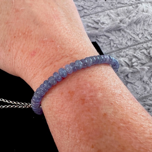 Natural Tanzanite adjustable bracelet by Jay King - Picture 4 of 8